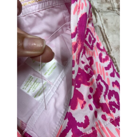 Lilly Pulitzer Liana Short Bright Pink Magenta Tons Of Fun Size 0 NWOT - Picture 4 of 5
